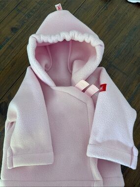Widgeon Pink Hooded Fleece Jacket